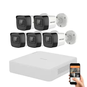   Hikvision 5 megapixel 5-camera security system with 30 m viewing distance