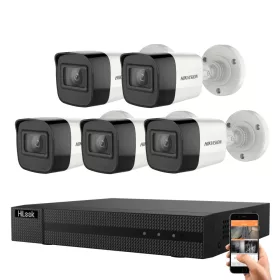   Hikvision HiLook 5 megapixel 5-camera surveillance system with 30 m night vision