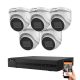 Hikvision HiLook 5 megapixel 5 dome camera system with 30 m viewing distance