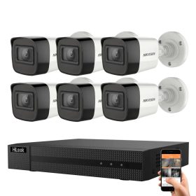   Hikvision HiLook 5 megapixel 6-camera surveillance system with 30 m night vision