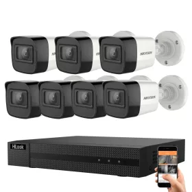   Hikvision HiLook 5 megapixel 7-camera surveillance system with 30 m viewing distance