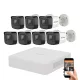 Hikvision 8 megapixel 7-camera security system with 30 m night vision