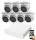 Hikvision 5 megapixel 7-dome camera system with 30 m night vision
