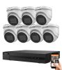 Hikvision HiLook 5 megapixel 7-dome camera system with 30 m night vision
