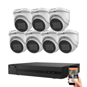   Hikvision HiLook 5 megapixel 7-dome camera system with 30 m night vision