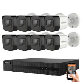   Hikvision HiLook 5 Megapixel 8-Camera System with 30 m Night Vision
