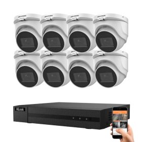   Hikvision HiLook 5 megapixel 8 dome camera system with 30 m night vision