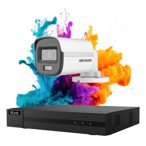 Hikvision HiLook ColorVu 1-camera security system 5MP with colour night vision