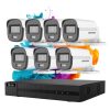 Hikvision HiLook ColorVu 7-camera security system with 5MP color night vision