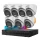Hikvision HiLook ColorVu 7-camera dome security system 5MP with full-colour night view