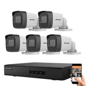 Hikvision 5-Camera IP Security System 2MP Full HD
