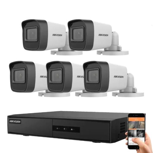 Hikvision 5-Camera IP Security System 2MP Full HD