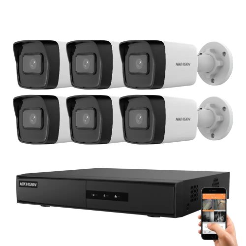 Hikvision 6-Camera IP Security System 4MP