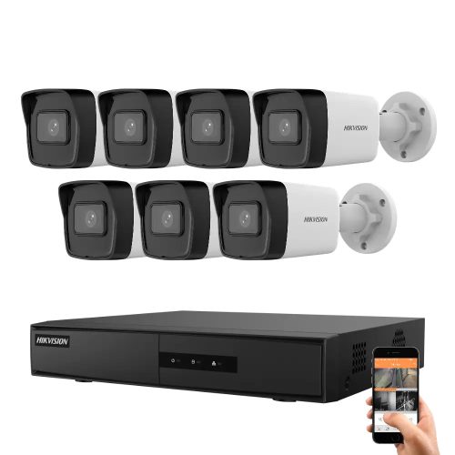 Hikvision 7-Camera IP Security System 4MP