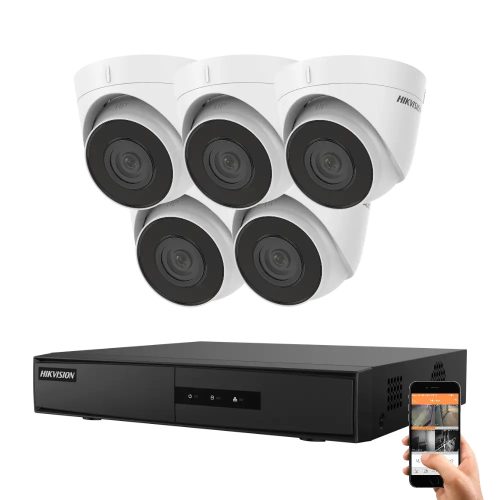 Hikvision 5 dome security camera IP system 4MP
