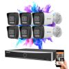 Hikvision 6-camera IP surveillance system 8MP with colour night vision