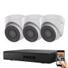 Hikvision 3-dome security IP camera system 2MP Full HD