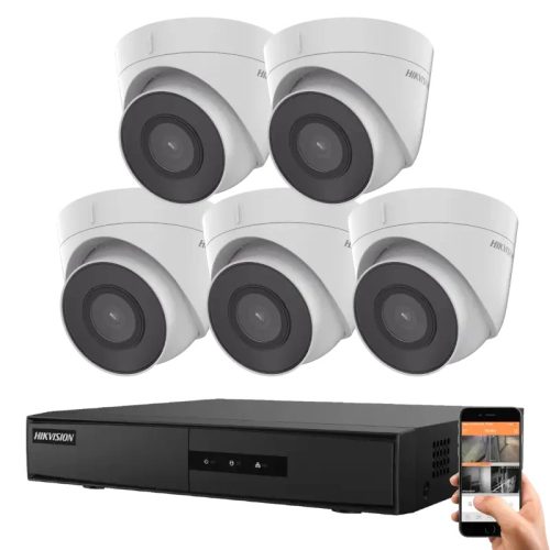 Hikvision 5 dome security camera IP system 2MP Full HD