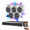 Hikvision 5 dome security camera IP system 8MP with colour night vision