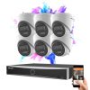 Hikvision 6 dome security camera IP system 8MP with colour night vision
