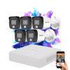 Hikvision TurboHD-TVI 5-camera security system with 2MP colour night vision