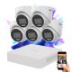 Hikvision TurboHD-TVI 5-camera dome surveillance system with 2MP colour night vision