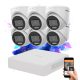 Hikvision TurboHD-TVI 6-camera dome system with 2MP colour night vision