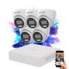 Hikvision TurboHD-TVI 5-camera dome security system 5MP with colour night vision