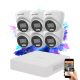 Hikvision TurboHD-TVI 6-camera dome surveillance system 5MP with colour night vision