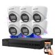 Hikvision HiLook TurboHD-TVI 6-camera dome system with 5MP colour night vision