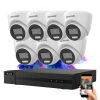Hikvision HiLook TurboHD-TVI 7-camera dome CCTV system 5MP with colour night vision