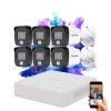 Hikvision TurboHD-TVI 6-camera security system with 5MP color night vision