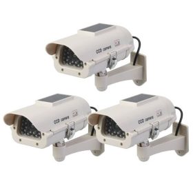 Dummy camera pack with 3 IN11G solar dummy cameras
