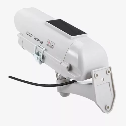 Solar outdoor professional dummy camera with LED light IN11G