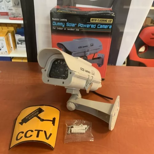 Solar outdoor professional dummy camera with LED light IN11G