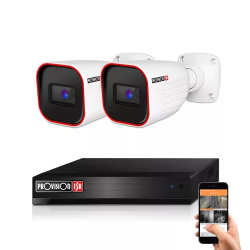 Provision 2-camera IP surveillance system 4MP