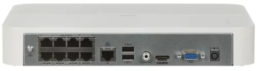 Uniview NVR301-08LS3-P8 IP recorder 8 channels built-in PoE 8MP