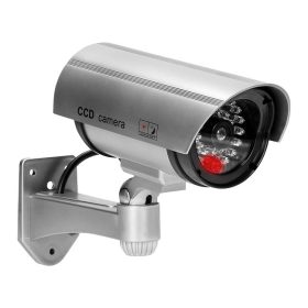 ORNO red flashing LED silver dummy camera OR-AK-1208/G