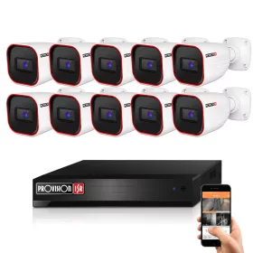 Provision AHD-23 10-camera surveillance system 2MP