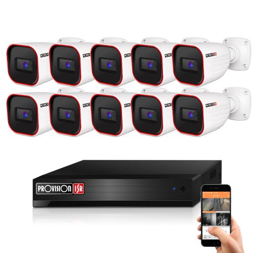 Provision AHD-23 10-camera surveillance system 2MP