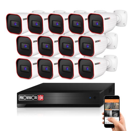 Provision AHD-23 13-camera surveillance system 2MP