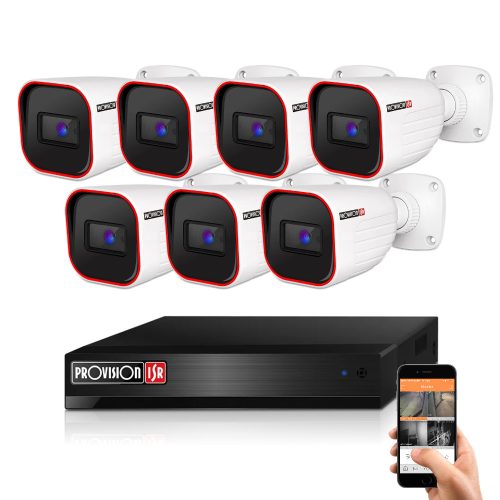Provision AHD-23 7-camera surveillance system 2MP
