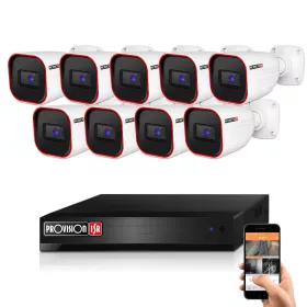 Provision AHD-23 9-camera surveillance system 2MP