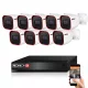 Provision AHD-23 9-camera surveillance system 2MP