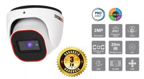 Provision AHD-23 Dome 4-camera surveillance system 2MP
