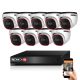 Provision AHD-23 dome 9-camera surveillance system 2MP