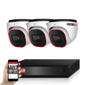 Provision AHD-23B Dome 3 security camera system Full HD 2MP