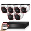Provision AHD-23B Dome 6 security camera system Full HD 2MP