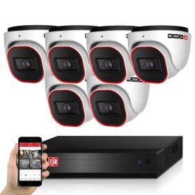 Provision AHD-23B Dome 6 security camera system Full HD 2MP