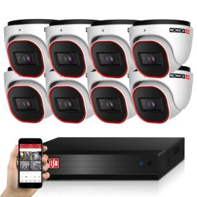 Provision AHD-23B Dome 8 security camera system Full HD 2MP